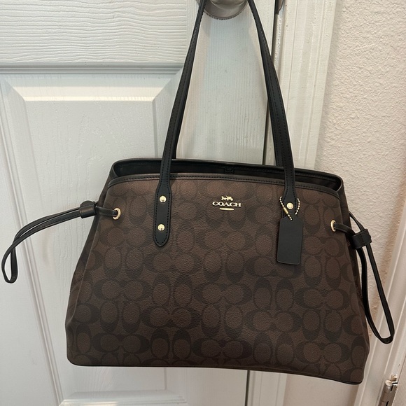 Coach Handbags - Coach Tote with Black Trim
